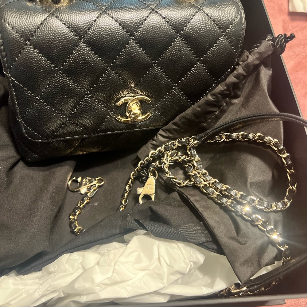 Chanel Mini Coco Bag w/Chip - Picture 4 of 7